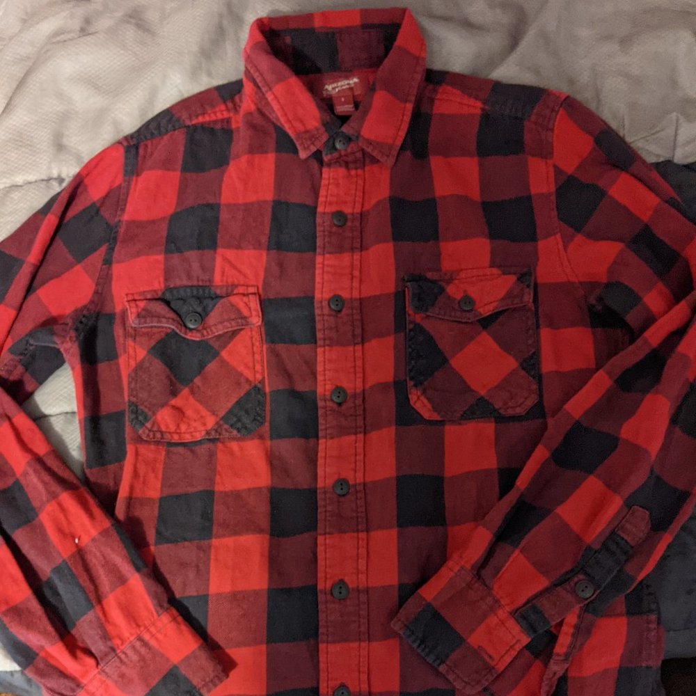 Arizona Plaid Flannel Red